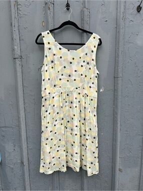 Oliver Bonas Yellow Green Dress, UK 16 (US 12)